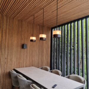<h1><span>Lampe suspension chauffante </span>Heatsail Glow</h1>